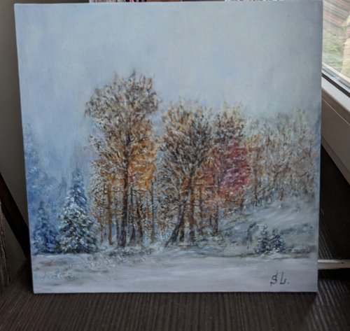 油絵 油彩 絵画 【吹雪の森】 maxresdefault.jpg
