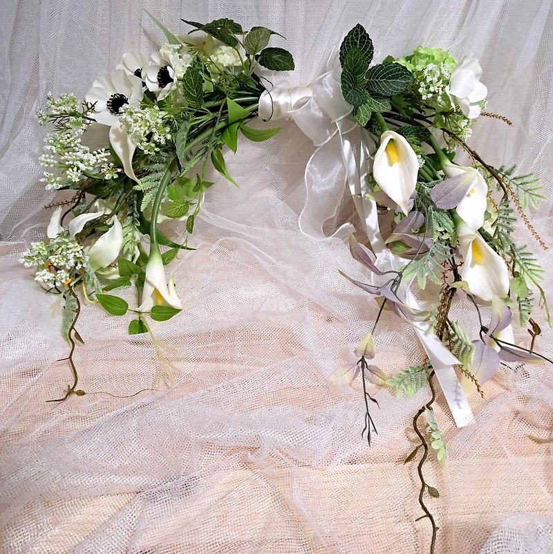 ballerina bouquet - Dried Flowers & Bouquets - Polyester White