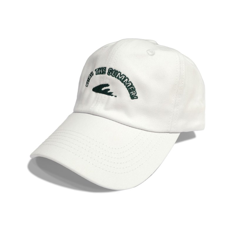 Kuru the Summer EMBROIDERY CAP - Hats & Caps - Cotton & Hemp 