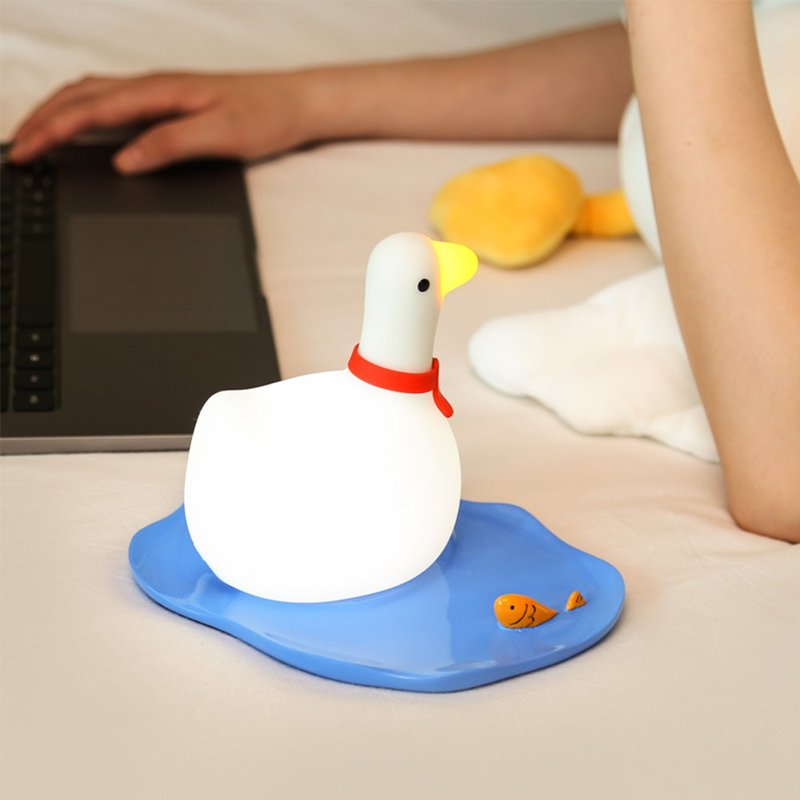 Swing the goose nightlight - โคมไฟ - ซิลิคอน 