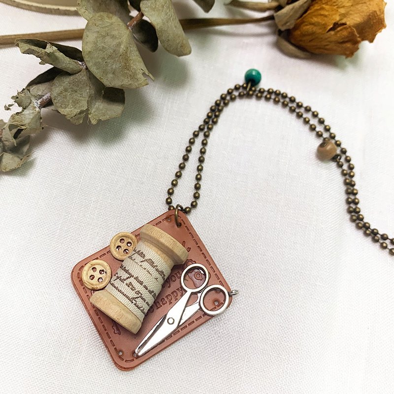 Hana Mokuba 裁縫師的小工具 - 項鍊 - 其他材質 