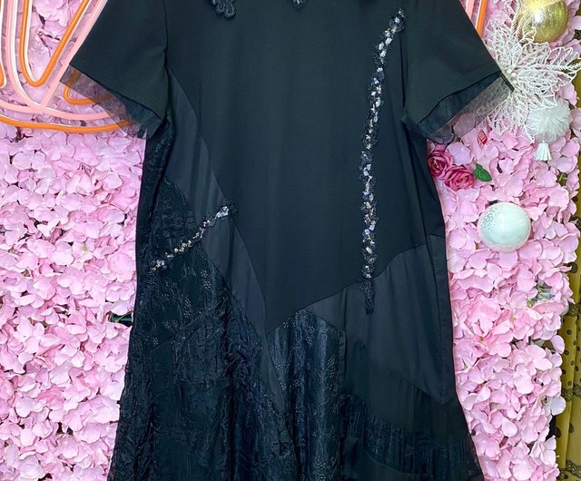 ワンピース MISTREASS Logo Embroidery Boa Dress DRESSES