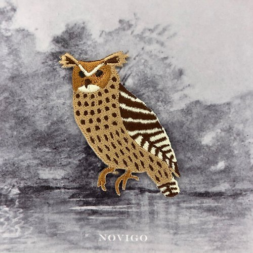 Novigo 劇場與博物館 Novigo 台灣動物熨燙刺繡 / 黃魚鴞