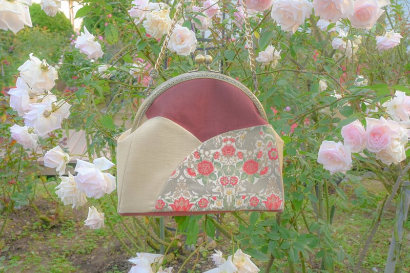 【クラシックキャット】マウンテンバッグ/荒神バッグ/サイドバックパック - ショルダーバッグ - コットン・麻 レッド