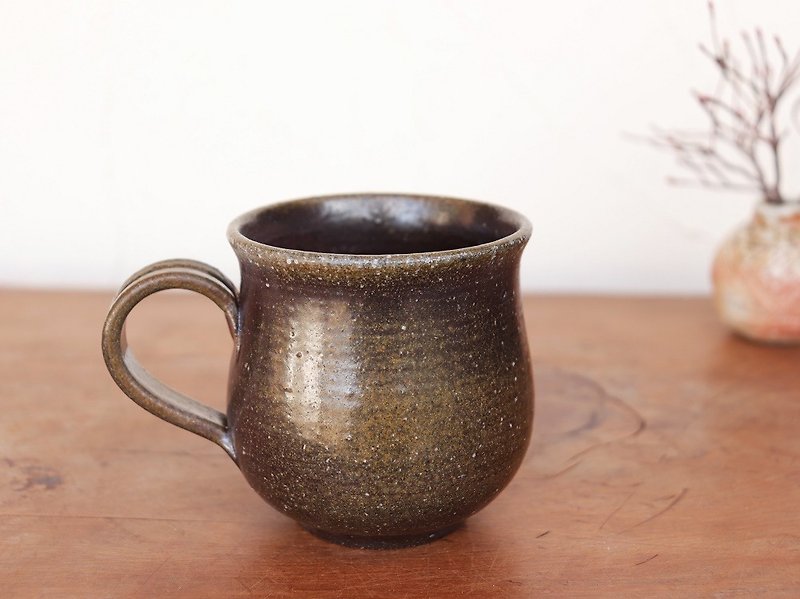 備前 コーヒーカップ(中)　c2-144 - マグカップ - 陶器 ブラウン