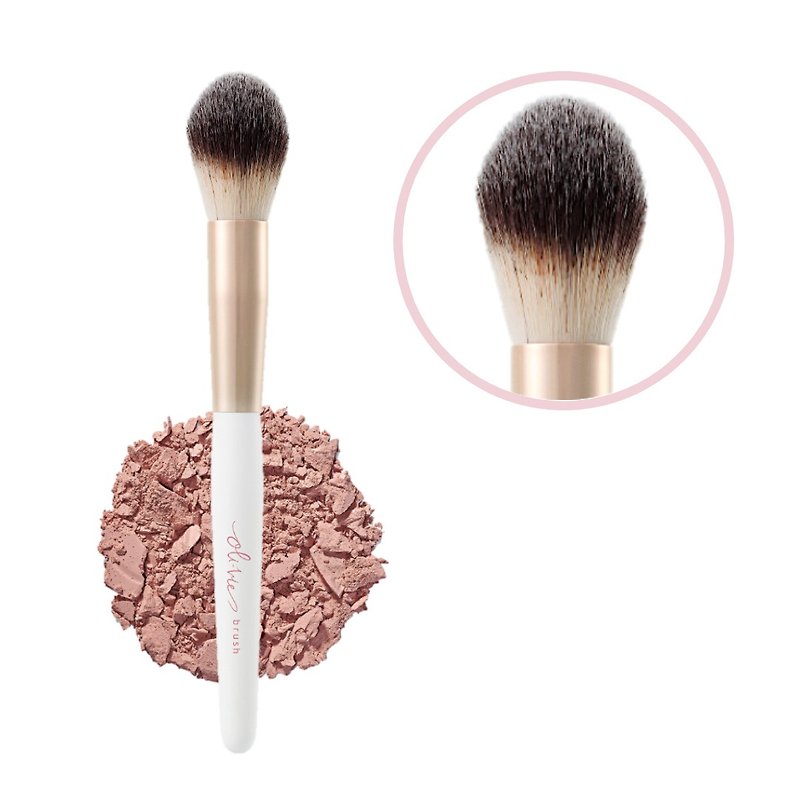 Oli Vie Partial Brightening Brush A04 | 12% off a single piece, any 2 pieces get another 15% off - Makeup Brushes - Other Man-Made Fibers White