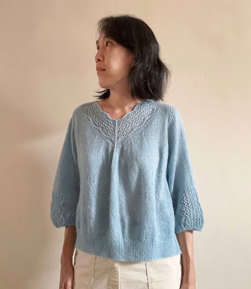 Charlotte's knitting dairy Opuntia pullover中文版電子織圖