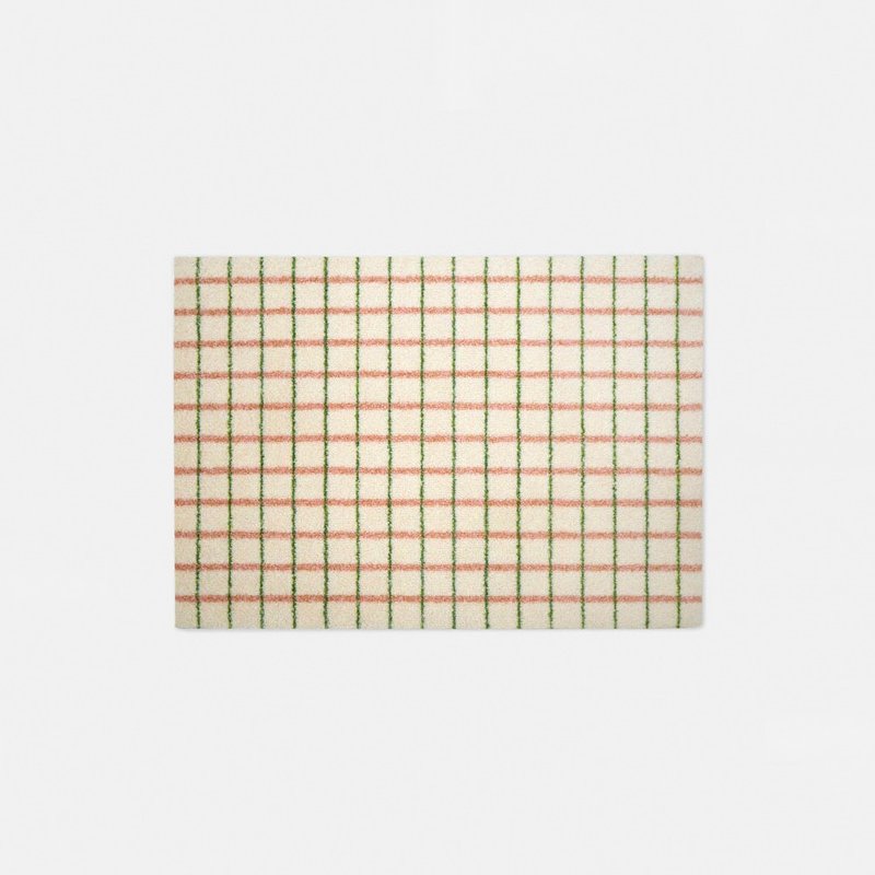 Grid Lime Candycane Rug | Heymat - Rugs & Floor Mats - Polyester Multicolor