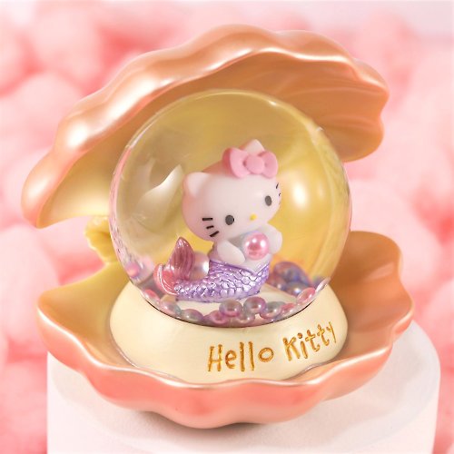 JARLL 讚爾藝術 Hello Kitty 凱蒂貓美人魚 水晶球