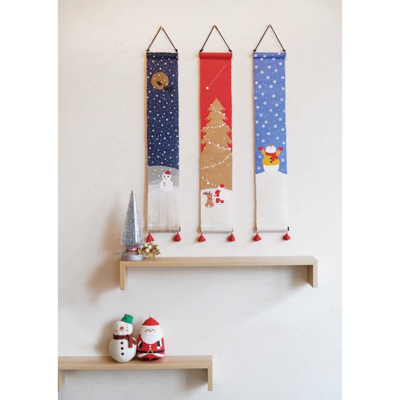 Kyoto hand-painted bean linen pendant-Christmas series - Items for Display - Cotton & Hemp 