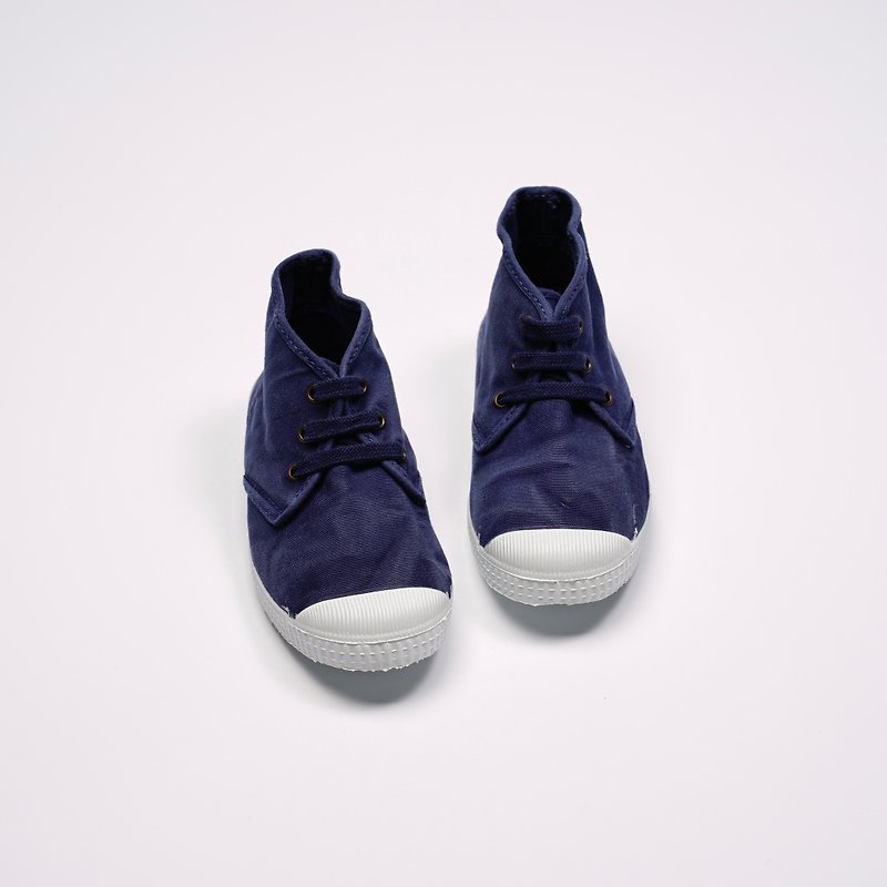 西班牙帆布鞋 CIENTA 60777 84 深藍色 洗舊布料 童鞋 Chukka - 童裝鞋 - 紙 藍色