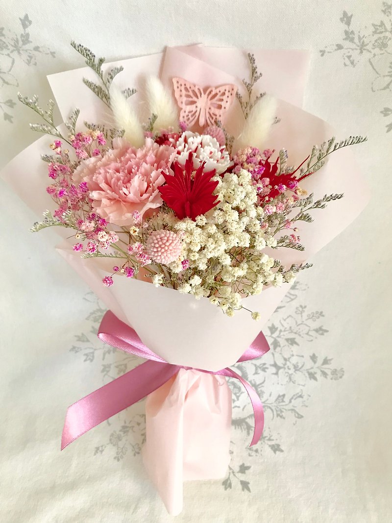 Masako Happy Mummy Butterfly 翩翩 Eternal Flower Dry Bouquet Mother's Day - Plants - Plants & Flowers 