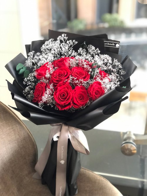 LaChriselle Florist (香港自取) 母親節禮物 母親節禮盒 保鮮花束 永生花束 不凋花