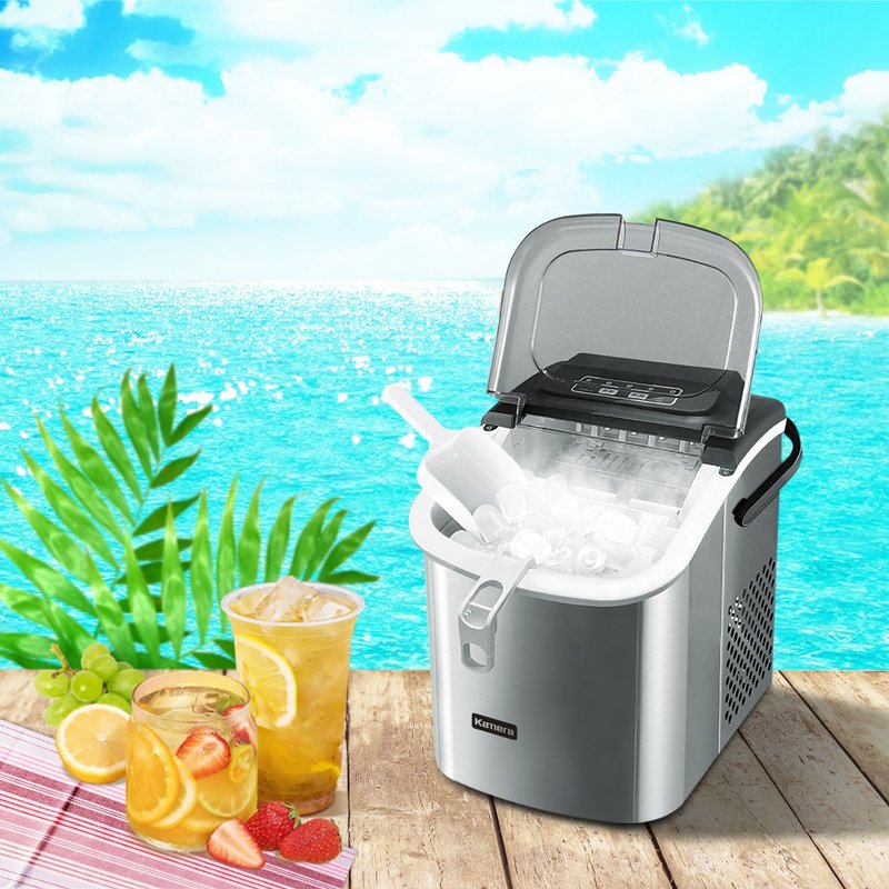 【KA-SD12H】Multifunctional smart mini 12kg stainless steel fully automatic cleaning ice machine - Other - Other Materials 