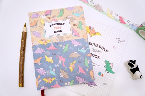 (sold out) 2018 law hand account log (month + week) - Fa Dou Ji
