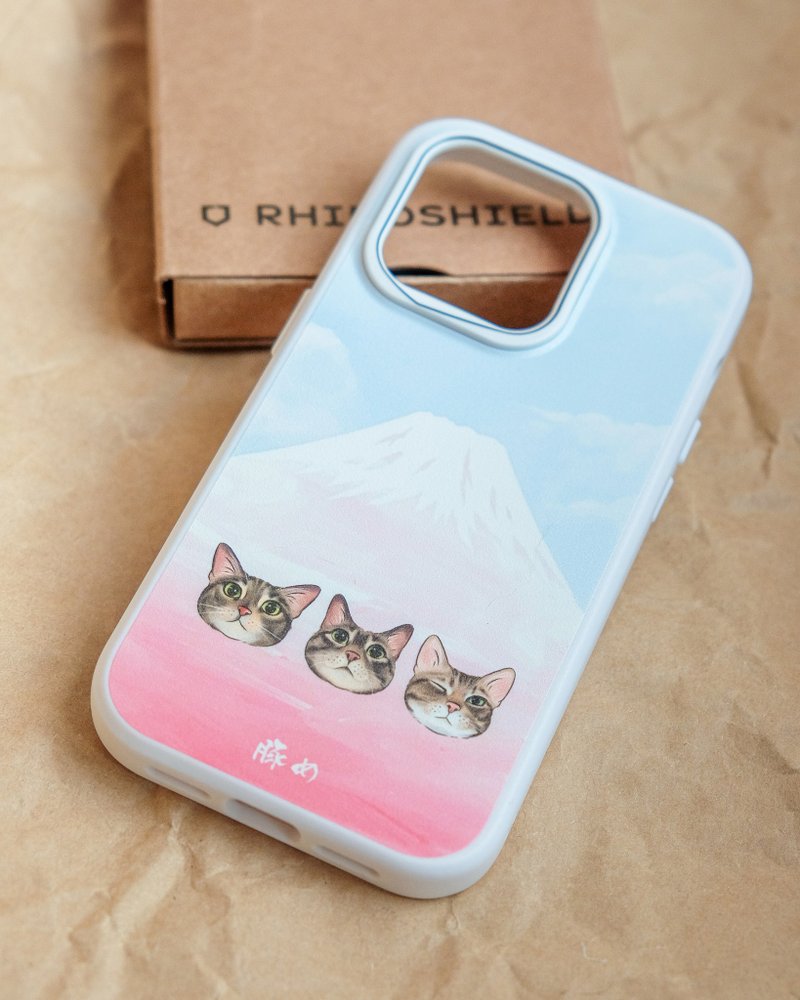 Personalised Rhinoshield Phone Case⋯Custom Portraits - เคส/ซองมือถือ - วัสดุอื่นๆ ขาว