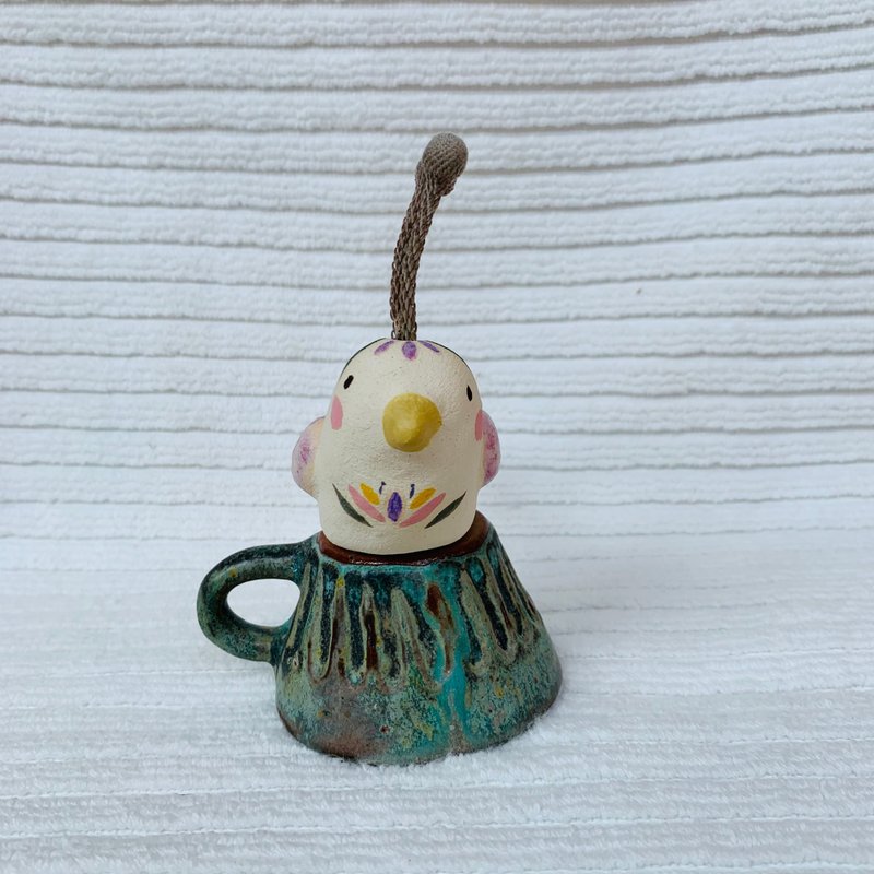 Lu-Bird陶器/装飾/手描き/ドライフラワーに適しています/これだけ - 花瓶・植木鉢 - 陶器 多色