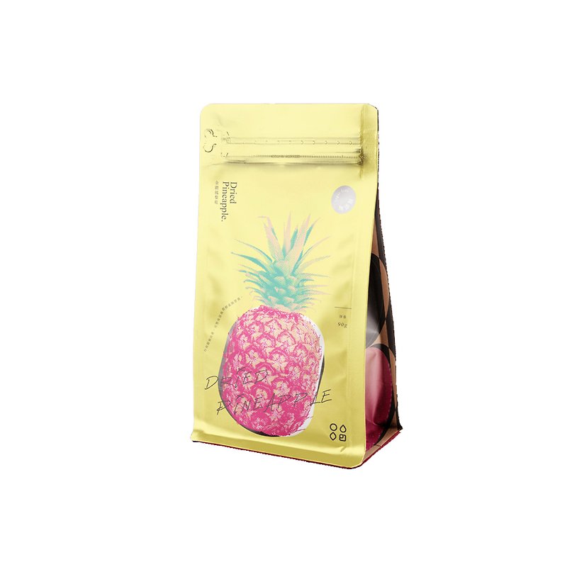 【Sunnygogo】 Dried Pineapple Additive-Free/120g - ผลไม้อบแห้ง - วัสดุอื่นๆ ขาว