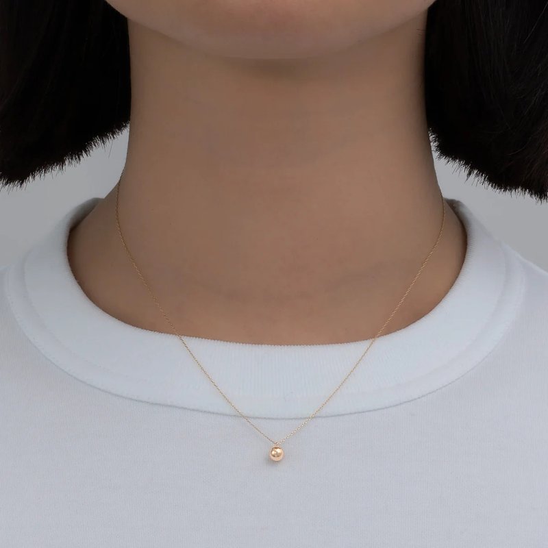 Japanese MONATELIER | K10 (gold) necklace [Venes] - สร้อยคอ - เครื่องประดับ สีทอง