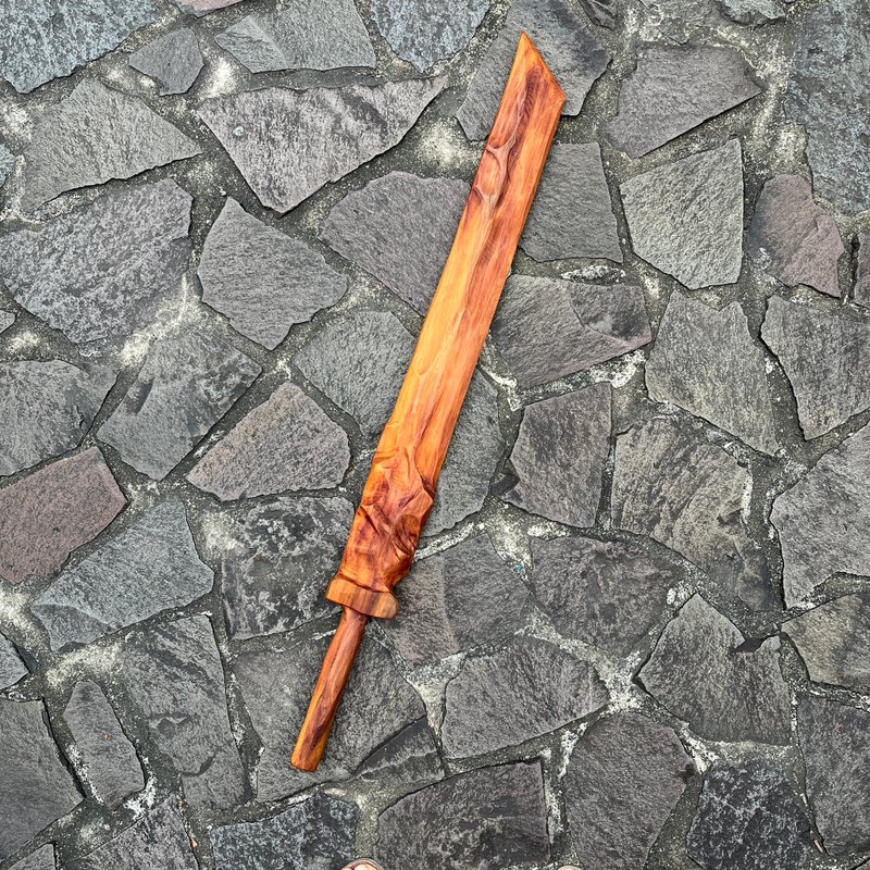 我販劍　妖刀　坎興　藝術木刀木劍　運動太極劍 cos　魔劍 - 擺飾/家飾品 - 木頭 咖啡色