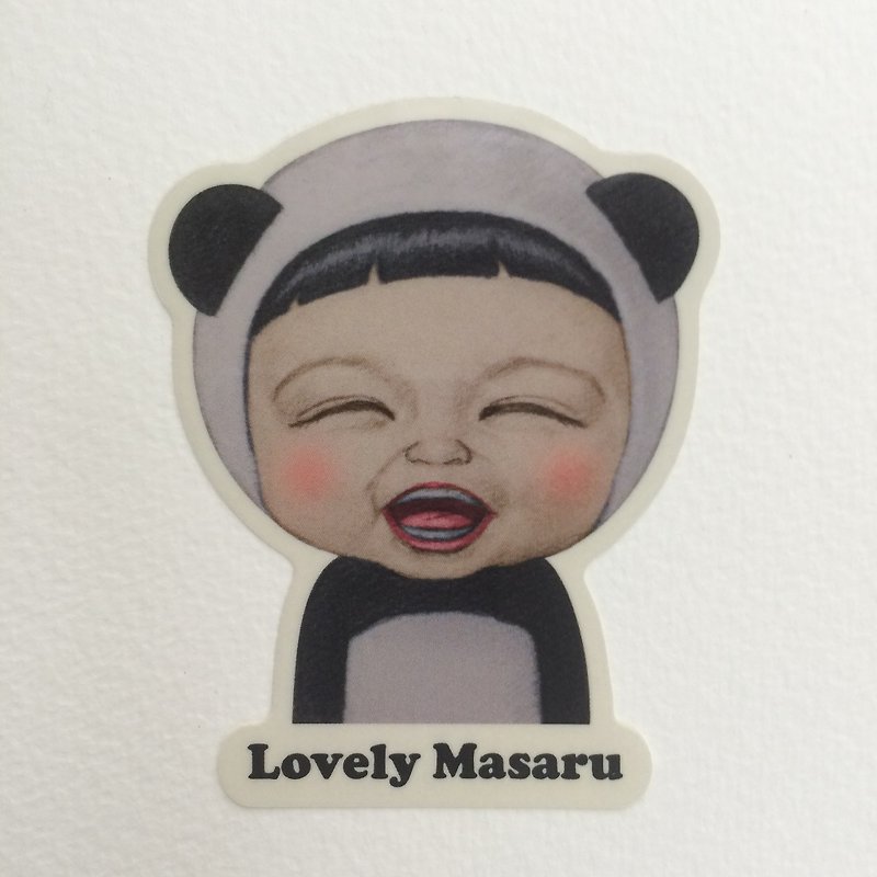 Mini sticker / Lovely Masaru / smile - Stickers - Other Materials 