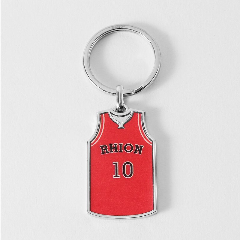 [Customized Gift] Customized Basketball Vest Keychain Club/Team Event/Activity Souvenirs - Keychains - Other Metals 
