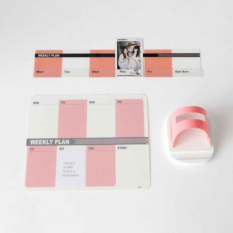 【OSHI】Pink Bubble Stationery Sets - Other - Plastic Pink