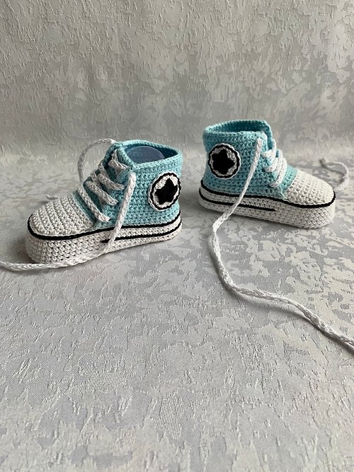 HowletDi Cute Converse Baby Booties Baby Newborn Shoes Gift Baby Reveal Party Family Look