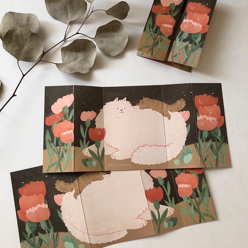 【Chuyun H.】Mother's Day card with tea eggs and their place of origin - Cards & Postcards - Paper Khaki