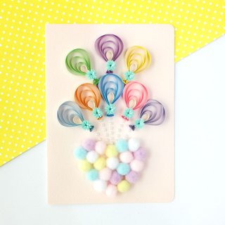 Hand made decorative cards-Color balloon