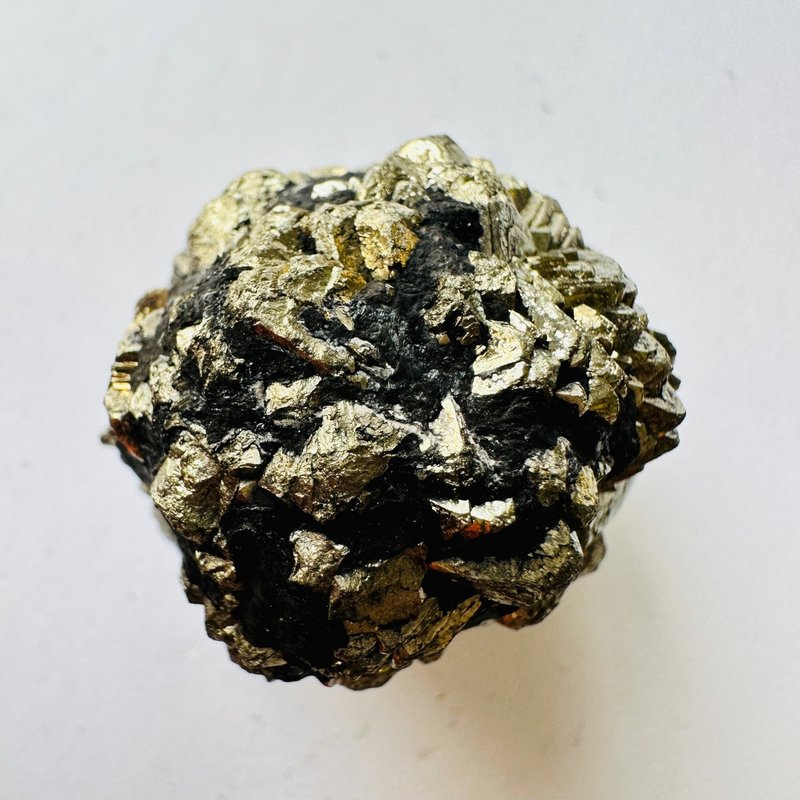 毬果黃鐵礦 銀6 原石礦標水晶 穩定招財 財富累積 金沙 愚人金 - 擺飾/家飾品 - 其他材質 金色