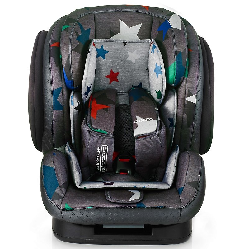 英國 Cosatto Hug 兒童汽車安全座椅 – Grey Megastar - 其他 - 其他材質 黑色