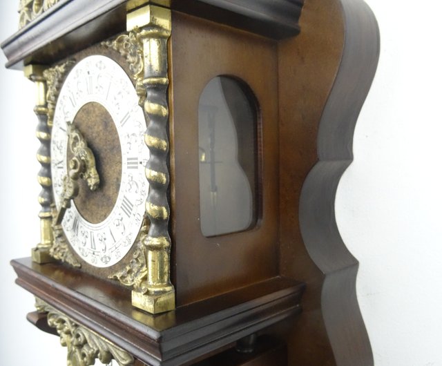 Zaanse オランダ製壁掛け時計 ヴィンテージ アンティーク 8 日間