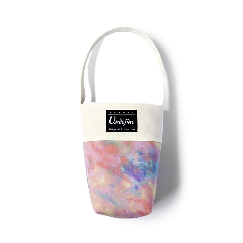 Water pastel render drink bag - ถุงใส่กระติกนำ้ - ผ้าฝ้าย/ผ้าลินิน สึชมพู