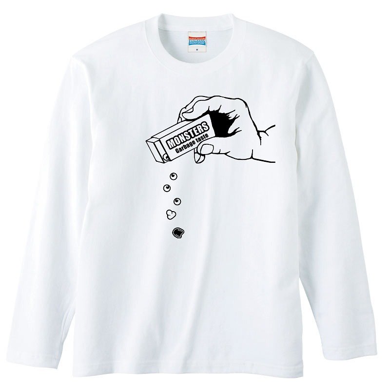 ロングスリーブTシャツ / Monster Parts - T 恤 - 棉．麻 白色