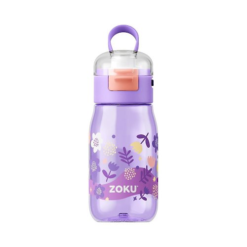 HBF Store ZOKU 兒童彈蓋式水樽 475ml - 紫花