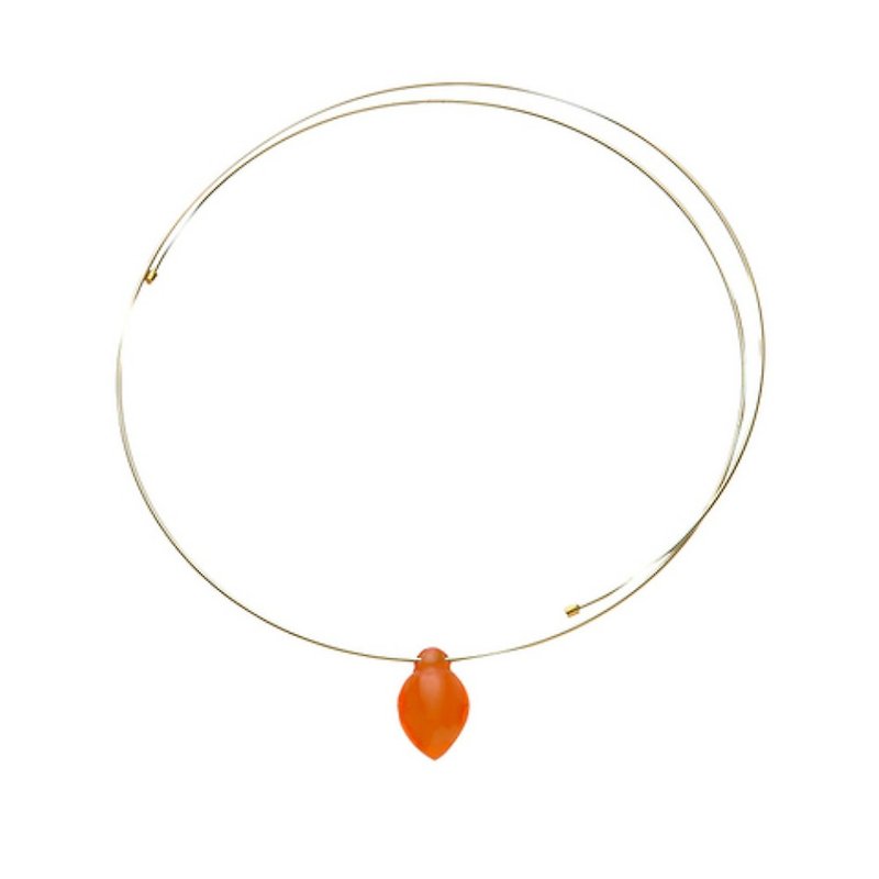 Egyptian amulet necklace - สร้อยคอ - เครื่องเพชรพลอย สีทอง