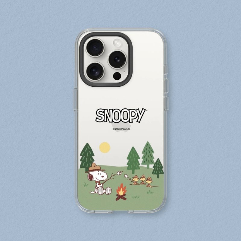 Clear透明防摔手機殼∣Snoopy史努比/露營趣 for iPhone - 手機配件 - 塑膠 透明