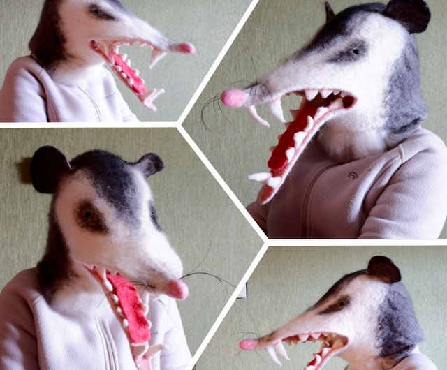 possum head mask