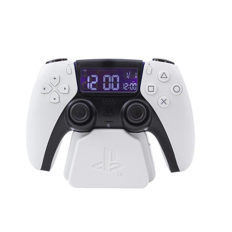 【Perfect Gift】Playstation PS5 Dual Sense Wireless Controller Alarm Clock - Clocks - Plastic White