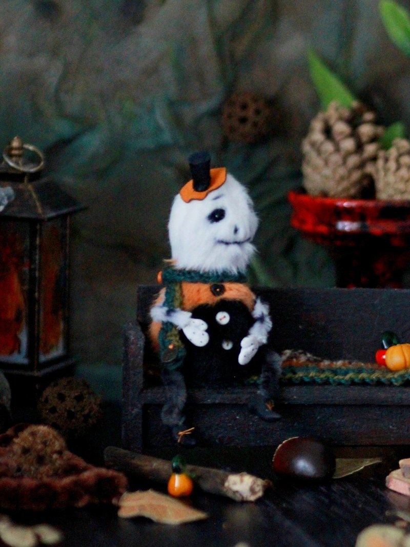 Fantasy Pumpkin Joe - Fluffy Halloween Collection - 公仔/玩偶 - 其他材質 橘色