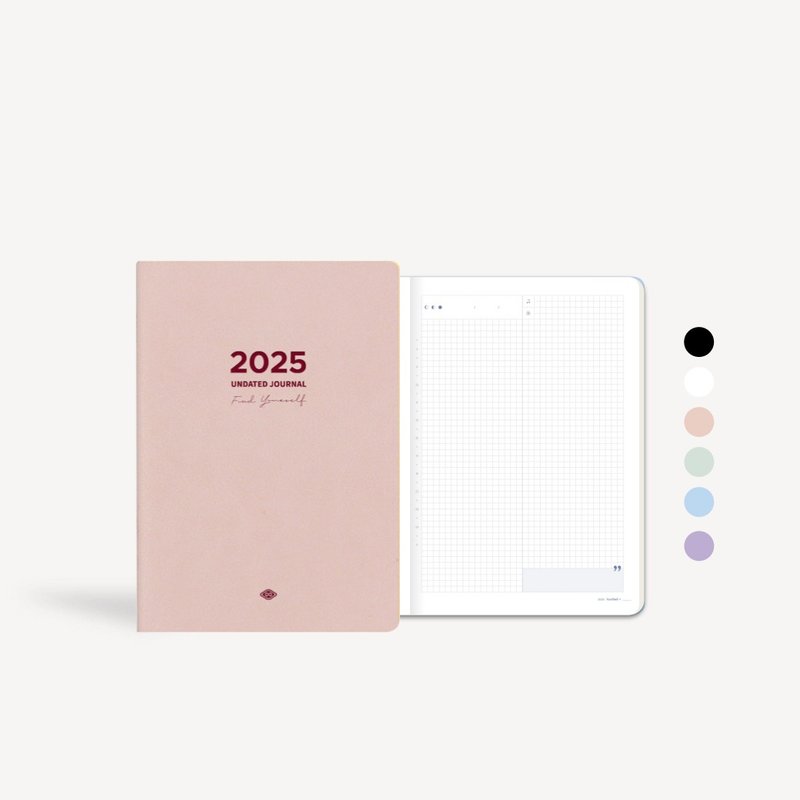 YouthWill Self-filled Notebook 2025 B6 Self-filled date daily one page diary - สมุดบันทึก/สมุดปฏิทิน - กระดาษ 