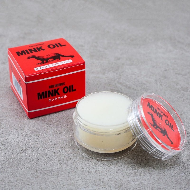 COLUMBUS Japanese Leather Oil Maintenance Mink Oil for Genuine Leather (45g) Gift - Other - Other Materials 