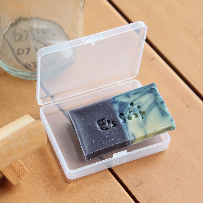 Travel hand soap*portable soap box set*2 soaps 1 box - สบู่ - พืช/ดอกไม้ หลากหลายสี