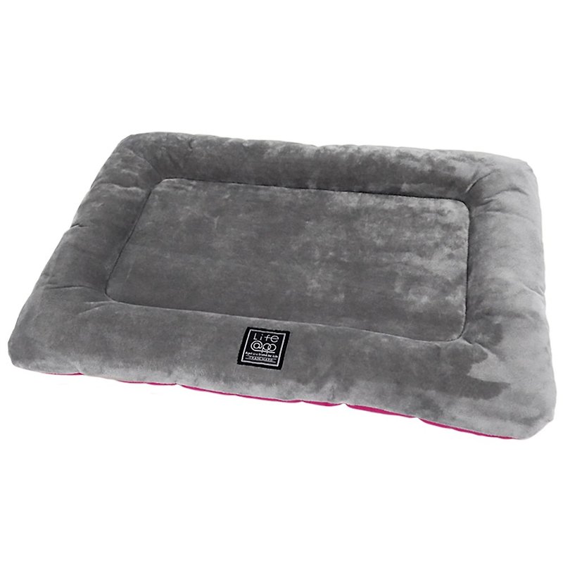 Lifeapp Kennel Pet Mat Grey Red S - Bedding & Cages - Other Materials Gray