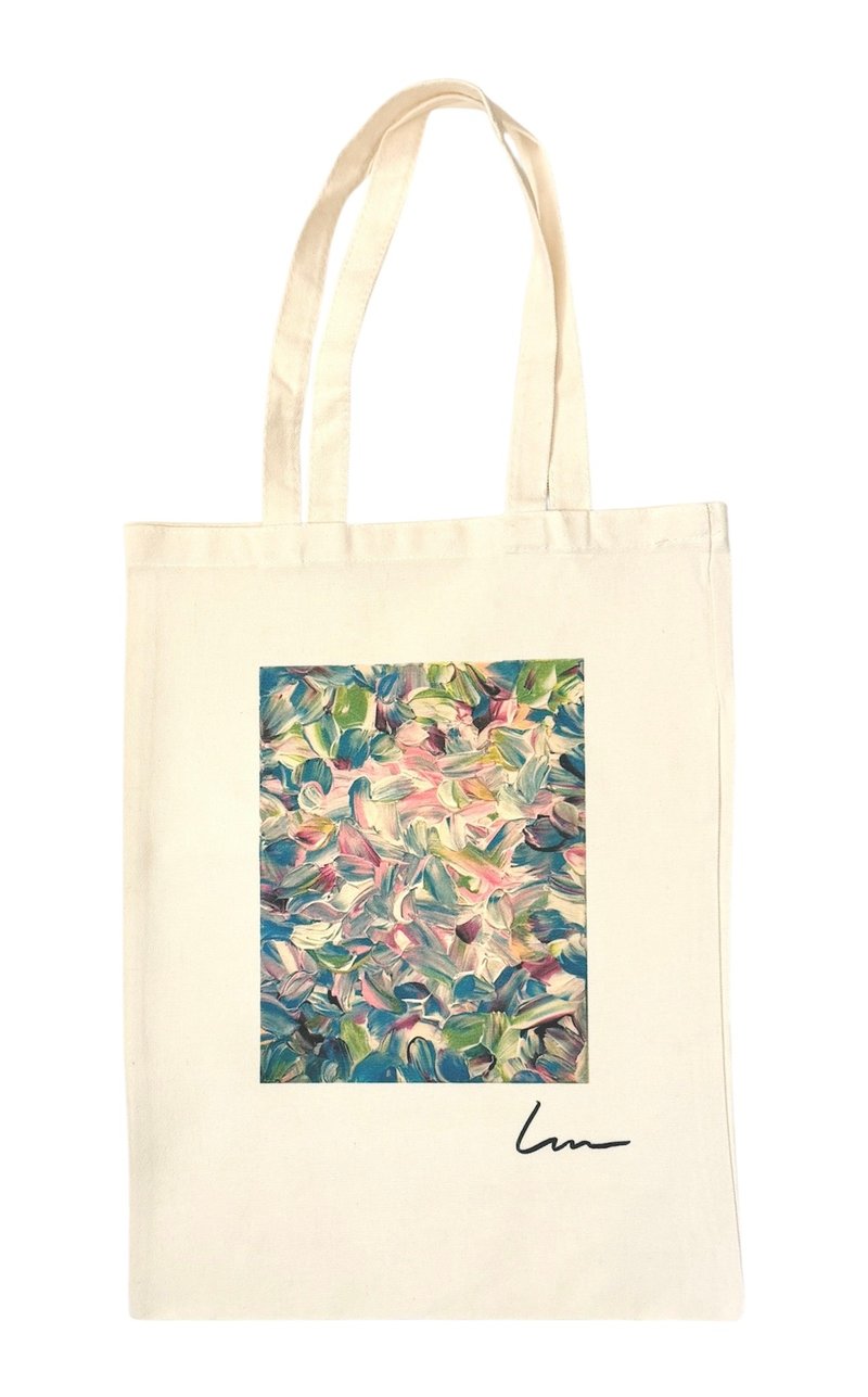 ART BAG Artist abstract painting canvas bag-ambiguous - Other - Cotton & Hemp White