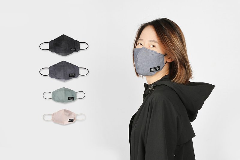 1st Generation Toucan 3D Cloth Masks-Medical masks/glasses without fogging/environmentally friendly and washable - อื่นๆ - ผ้าฝ้าย/ผ้าลินิน สีดำ