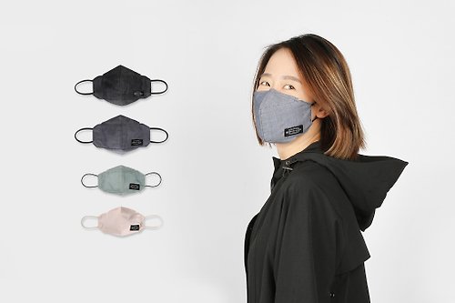 BREEZI ISLAND  都會機能服飾 1代大嘴鳥3D布口罩 - 可置入醫療型口罩/眼鏡不起霧/環保可清洗