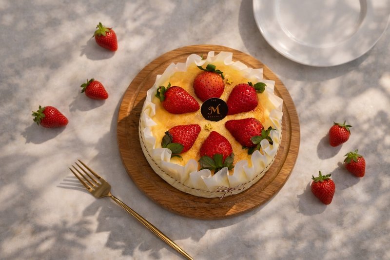 Strawberry Cloud Cheesecake - Cake & Desserts - Fresh Ingredients 
