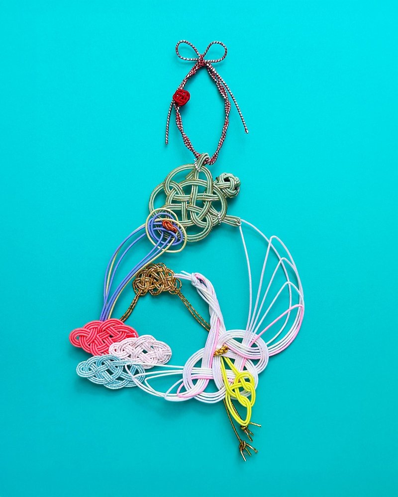 Ornament 富士と鶴亀 - 壁貼/牆壁裝飾 - 紙 白色